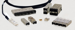 Produktbillede fra virksomheden Farnell Danmark A/S - SFP+ serie (Small Form Pluggable)